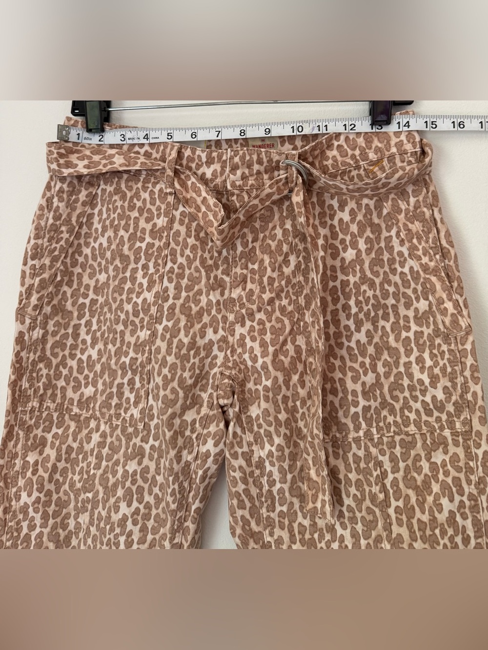 Anthropologie The Wanderer Utility Leopard Print Pants - Picture 5 of 12